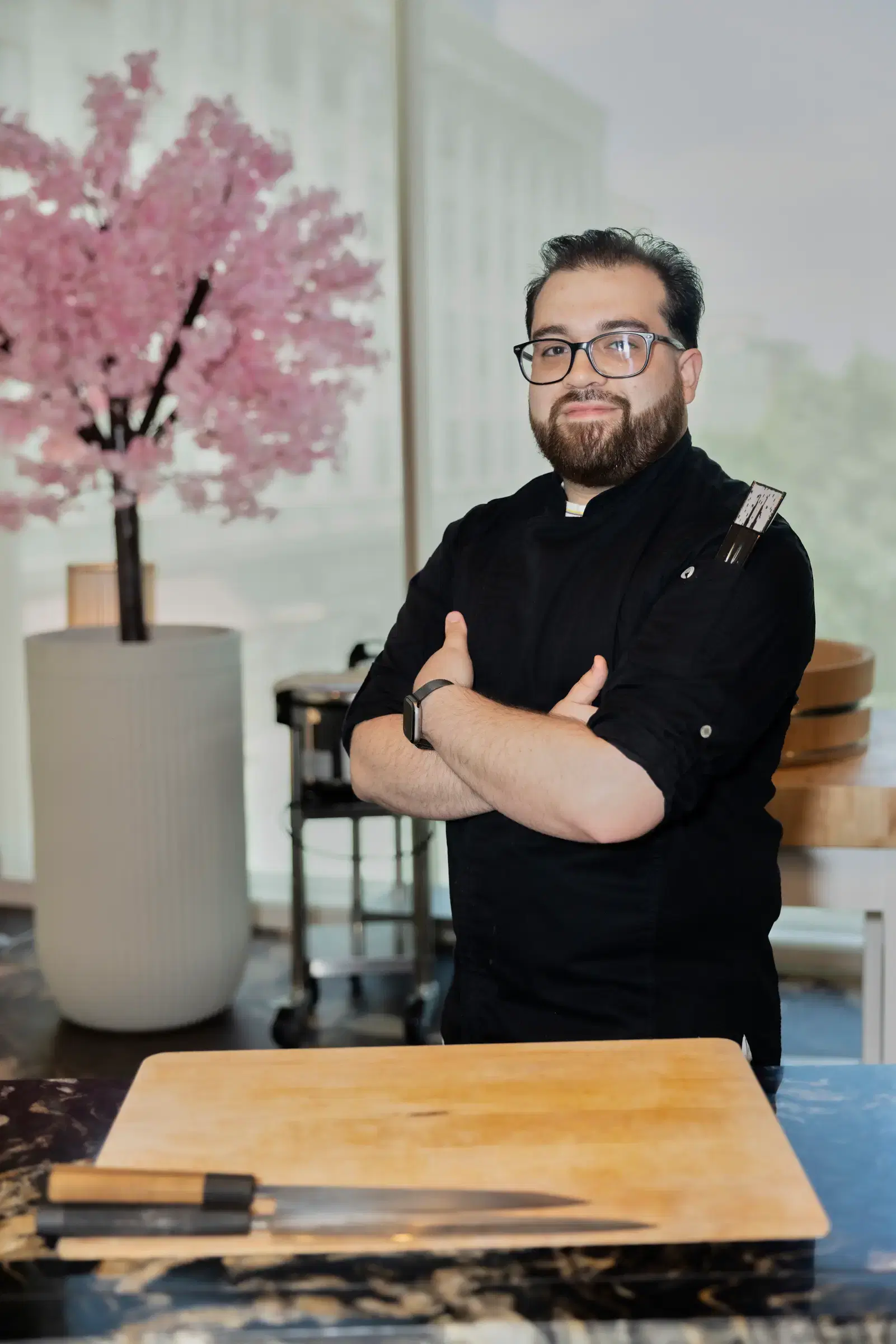 Katei chef at the counter